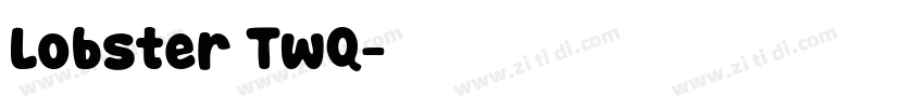 Lobster TwQ字体转换